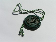 ROLEX Hang Tag, sigillo, sigillo cronometro, ciondolo ologramma verde green I060