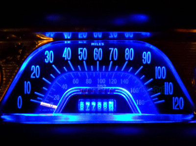 10 Blue Buick SUPER BRIGHT 12V LED 194 Wedge Instrument Panel Light