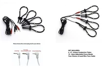 E Stim Electro 4 Silicone Conductive Rubber Loops Cable Beads Set - Cable Choice