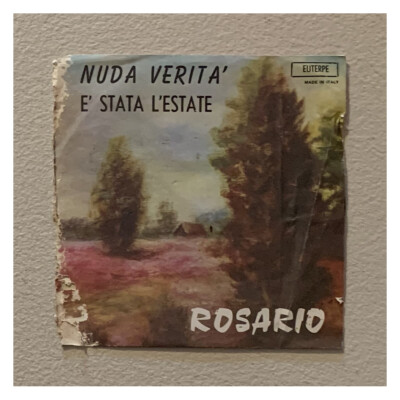 Vinyl Rosary 7'' 45rpm Nude Truth / It Was Summer / Euterpe - 049 New