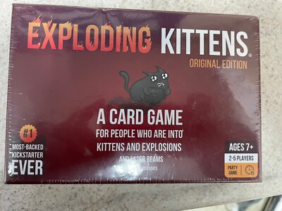NEW and SEALED Exploding Kittens Card Game!