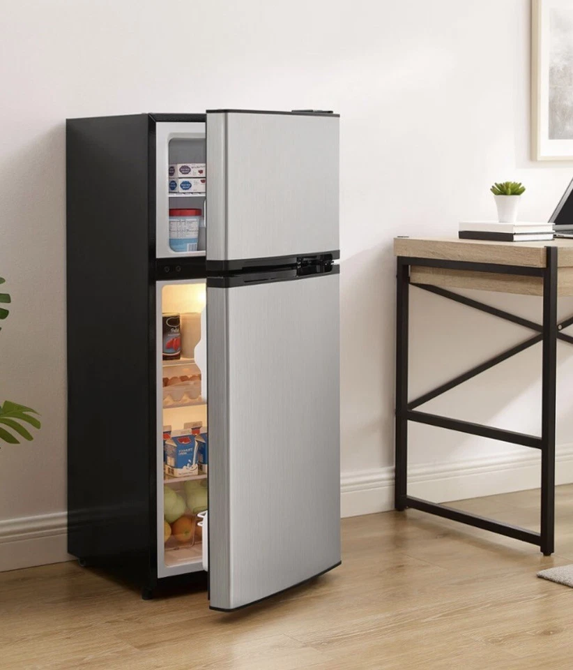 Insignia NS-CF43SS9 4,3 cúbicos Ft. Nevera con congelador superior - Inoxidable Foto 3 de 4