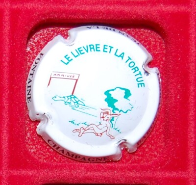 1 Champagne Muzzle Plate Baron Albert the Hare and the White Turtle