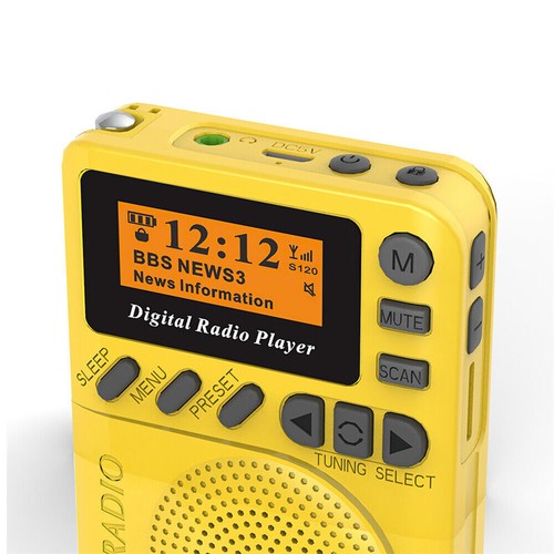 Mini Pocket DAB/DAB+ Digital FM Radio LCD Display Good Sound Speaker Long Life - Picture 10 of 15