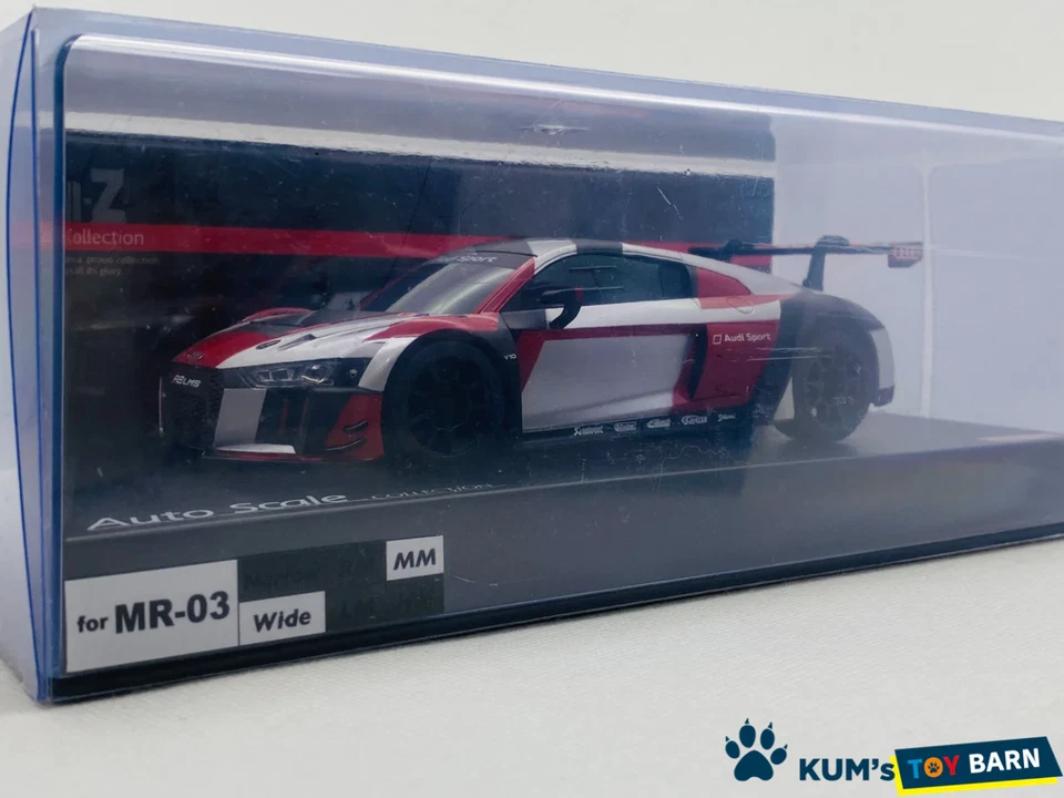 Kyosho Mini-z Body ASC AUDI R8 LMS 2016 "Gray/Red" MZP246RGB/234RGB - Image 3 of 4