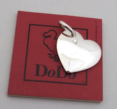 Argento Ciondolo Cuore Rosso Dodo Cuore Rosso Ciondolo Cuore Dodo