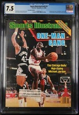 Michael Jordan Sports Illustrated CGC 7.5 GRADED subscription 11/17/86