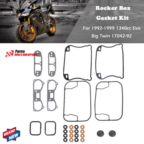 Rocker Box Gasket Kit For 1992-1999 1340cc Evo Big Twin 17042-92 - Picture 1 of 15