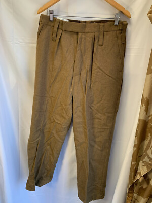 British Army Dress Trousers ARMY スラックス 60% Wool Genuine British Army Uniform Trousers Pants Barrack