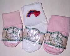 GIRL'S NEWBORN 3 PACK SOCK STARTER SET
