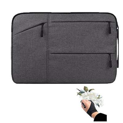 Drawing Tablet Case Carrying Bag with Artist Glove Graphics Tablet Sleeve 
