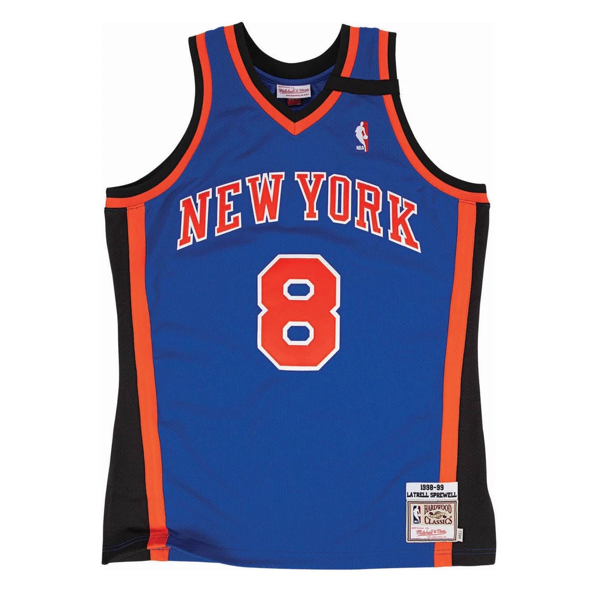 MITCHELL & NESS NBA AUTHENTIC ROAD JERSEY NY KNICKS 98 LATRELL SPREWELL