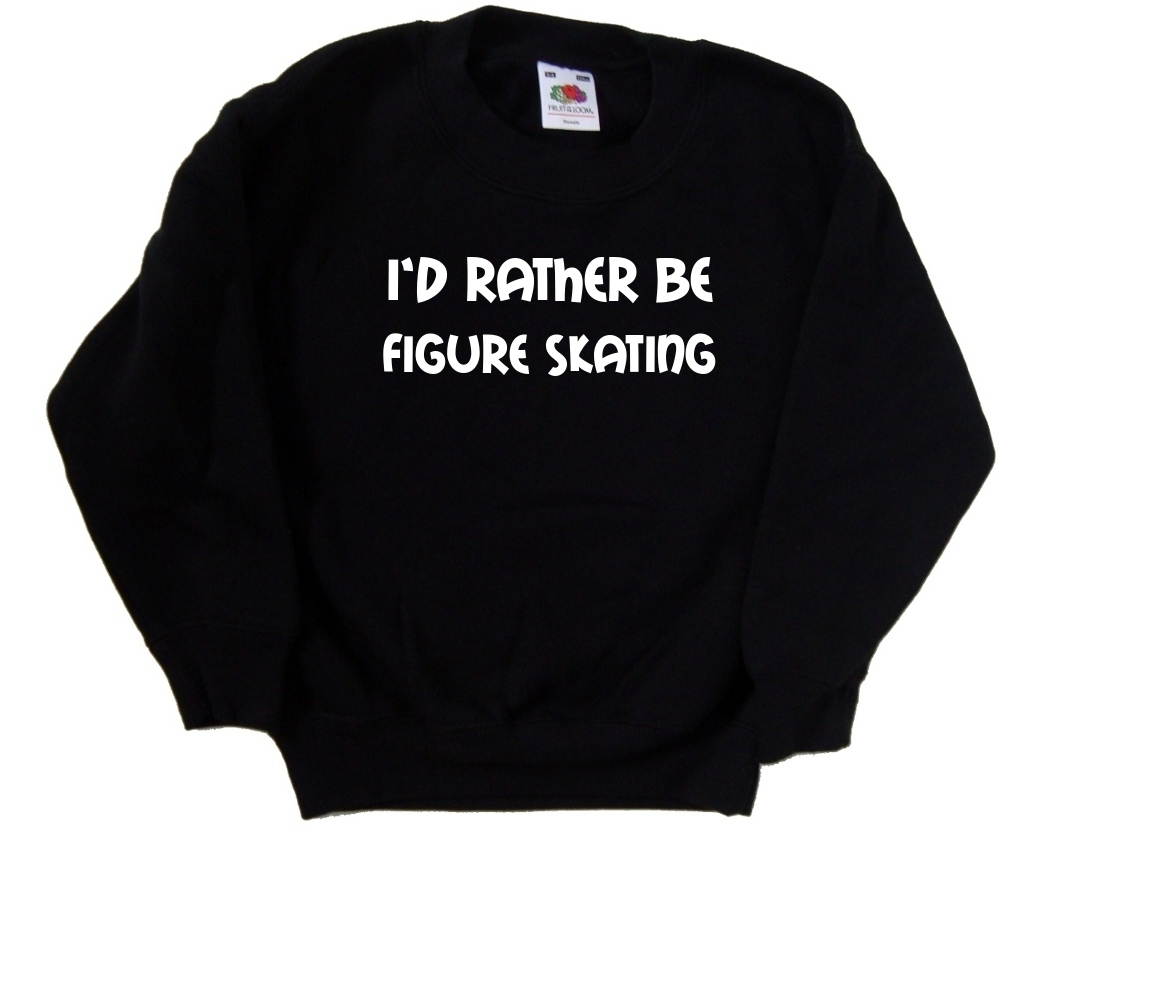 Sudadera de patinaje artístico para niños I'd Rather Be