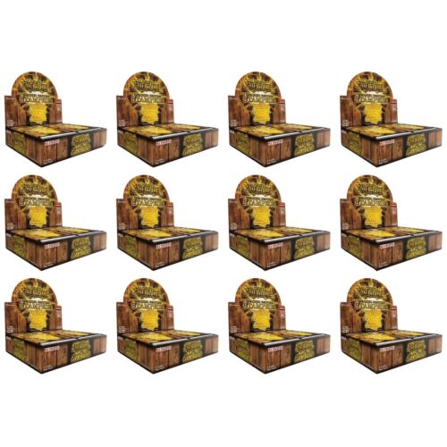Yugioh Quarter Century STAMPEDE Booster Case (12 Boxes) Factory Sealed