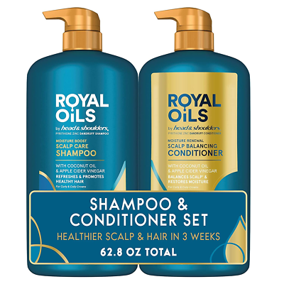 Head & Shoulders Royal Oils Shampoo & Conditioner Set 31.4oz 2