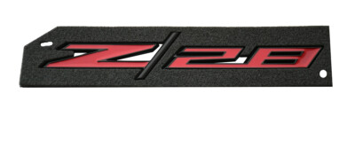2014-2015 Chevy Camaro Z28 Fender Emblem - Adhesive Badge For Exterior Styling