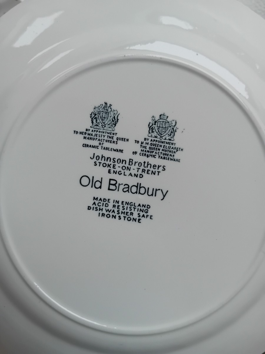 Johnson Brothers Old Bradbury Deep Plate Made In England Ø 21.5 Cm