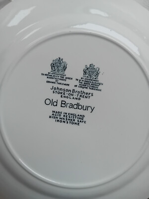 オールドブラッドバリーJohnson Brothers Old Bradbury Johnson Brothers Old Bradbury Deep Plate Made In England Ø 21.5 Cm