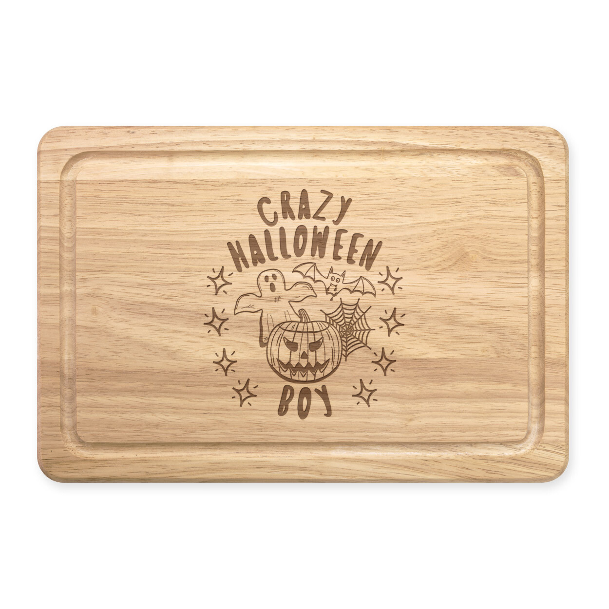 Crazy Halloween Boy Stars Rectangular Chopping Board Ghost Pumpkin Son Funny