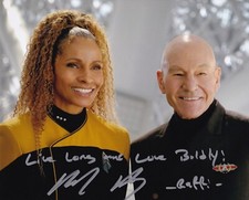 Michelle Hurd signed autograph 20x25cm Star Trek in person autograph COA