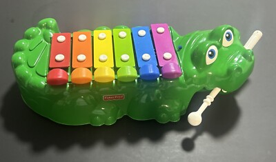 Vintage 2005 Fisher Price Alligator Xylophone With Replacement