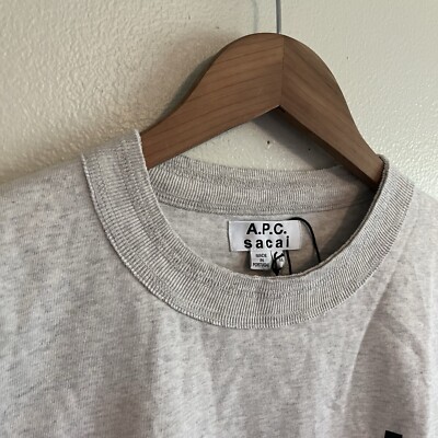 Sacai x APC Taiyo Tee Grey New Medium Authentic | eBay