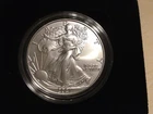 2021 Silver Eagle  W  Uncirculated, encapsulated, boxed with certificate 21EGN