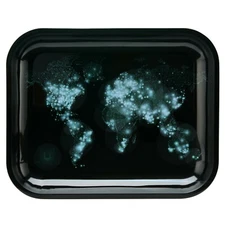 MOCO Metal Tobacco Cigarette Rolling Tray - Large Size 13.5’’ x 11’’