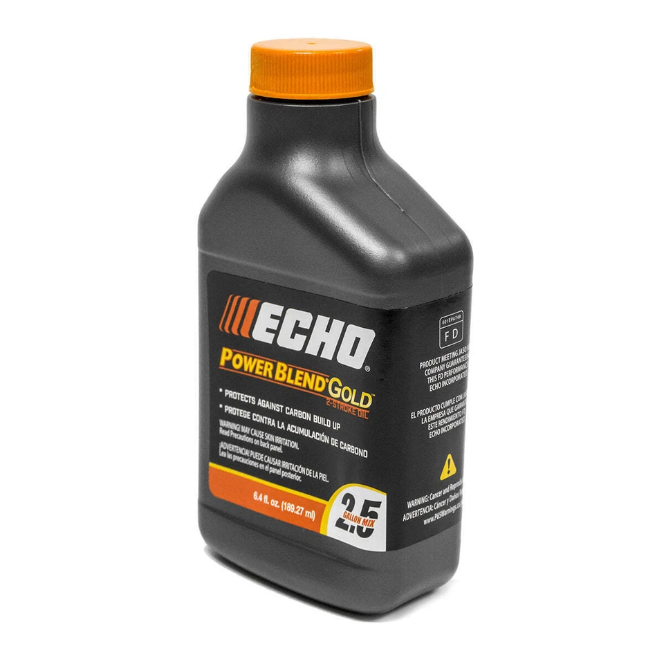 Paquete de 24 botellas de aceite Echo de 6,4 oz mezcla de 2 ciclos para 2,5 galones - mezcla de energía 6450025 Foto 3 de 4
