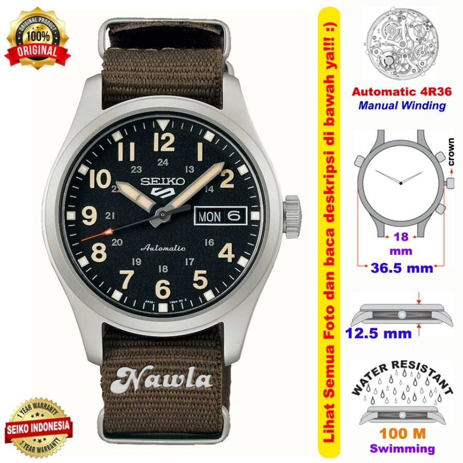 Brand New Seiko 5 Sports SRPJ85K1 Midfield Green Zone Nylon Brand New Seiko 5 Sports SRPJ85K1 Midfield Green Zone Nylon