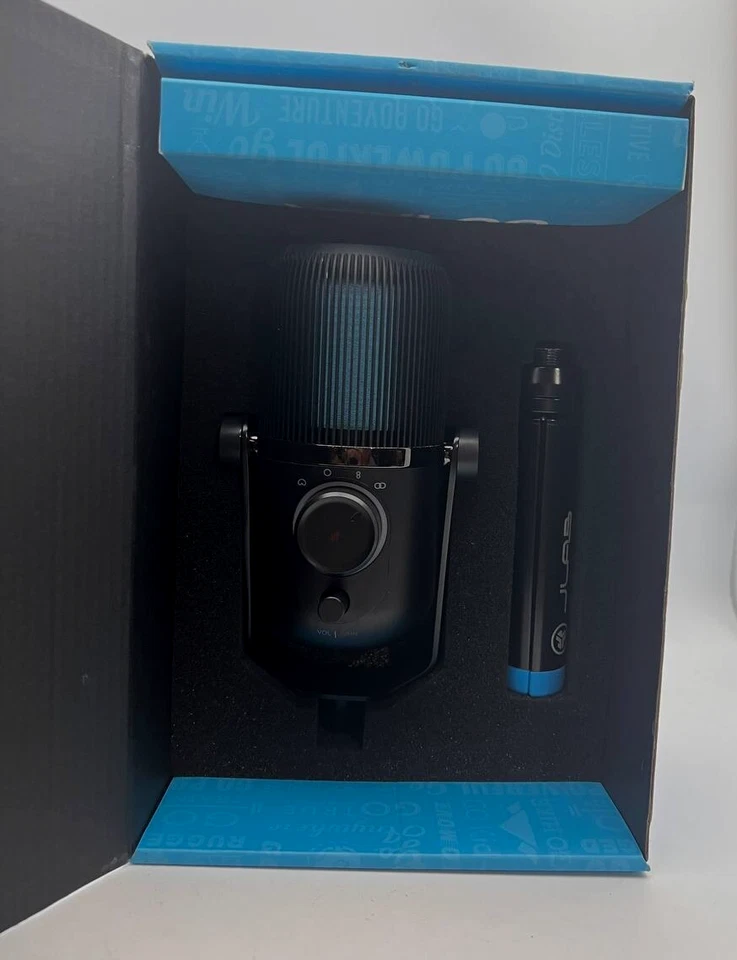 JLab Talk USB Microphone Condenser Studio Tripod Mount 96kHz 24Bit Recording - Image 4 of 4