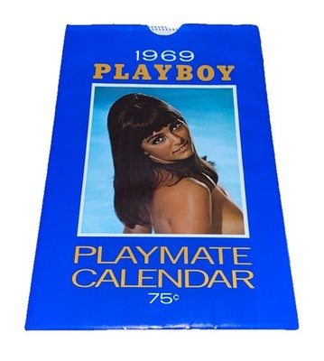 Vintage 1969 Playboy Playmate Calendar with Sleeve Complete 12 Months Original