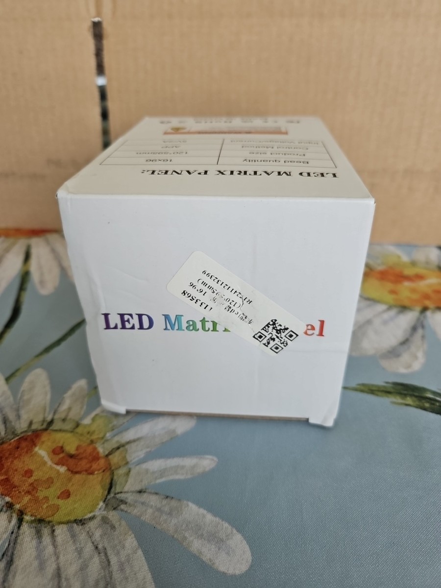 アクセサリー LED Matrix Panel 16x96 120x595mm 16x96 Dot Matrix LED Panel 120x595mm APP & Remote Control