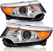 Headlight Assembly Halogen Type Models Fit for 2011 2012 2013 2014 Ford Edge R