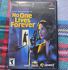 The Operative: No One Lives Forever - PS2 2002 NTSC-U/C T Manual Sierra