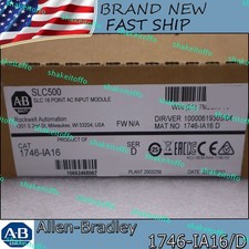 New Factory Sealed AB 1746-IA16 Ser D SLC 500 Input Module