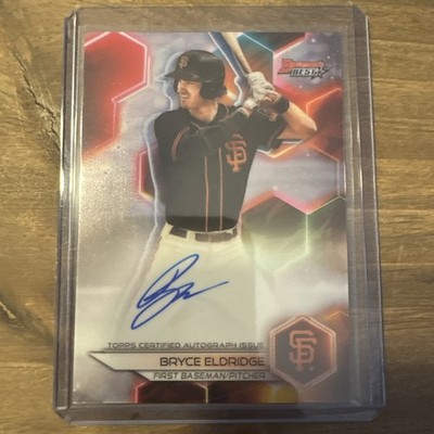 2023 1st Bowman Best of 2023 AUTO BRYCE ELDRIDGE #B23-BE On Card Auto