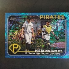 2024 Topps Update - #US160 - SKENES , GRANDAL - Blue Holo Foilboard /999