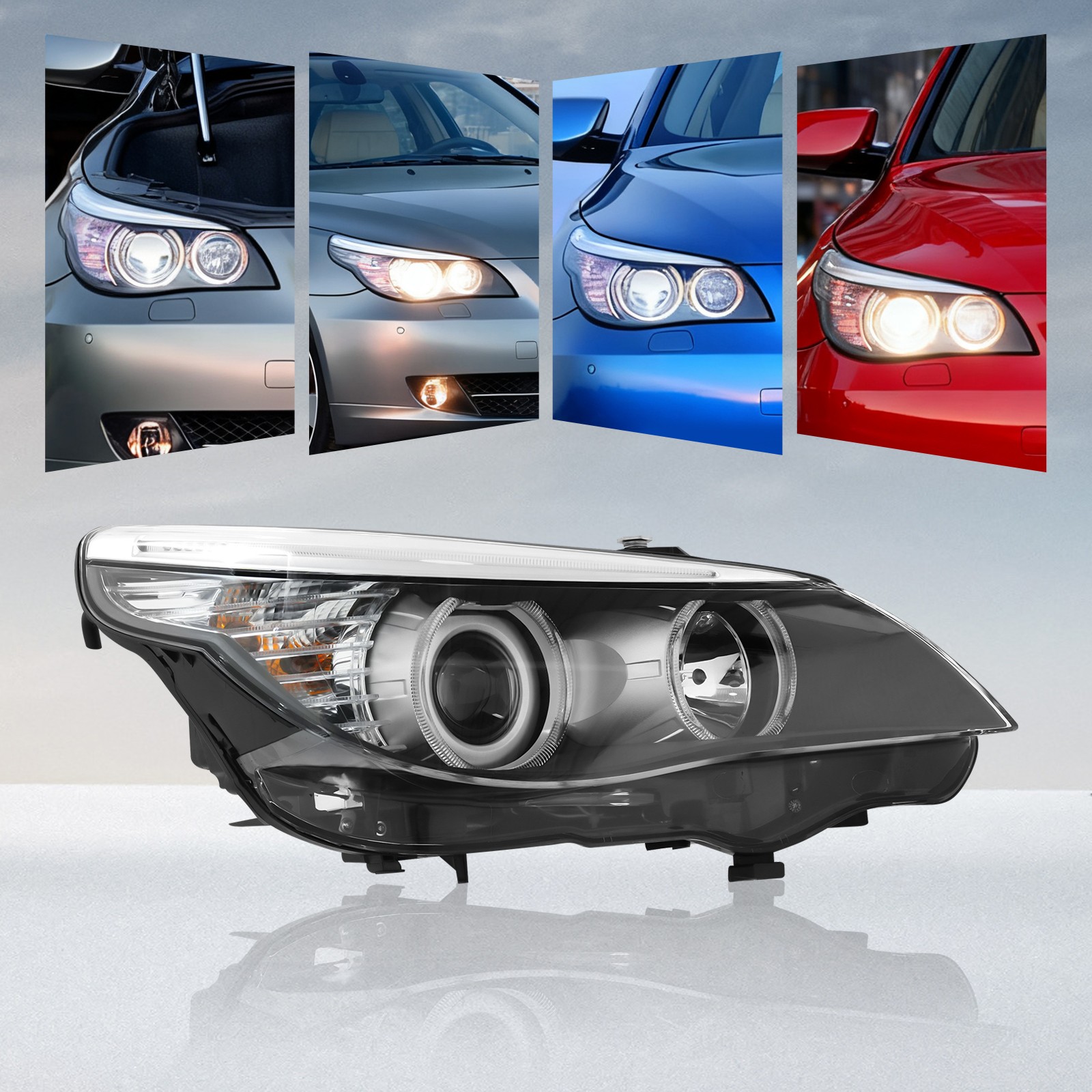 ? Right Side Headlamp for 2008-10 BMW 528i Base/xDrive Base/2008 BMW 528xi Base