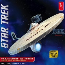 AMT AMT1080 Star Trek U.S.S. Enterprise Refit + Shuttle