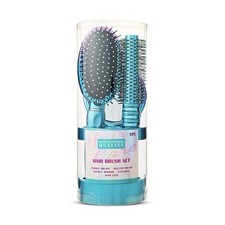 5-Piece Professional Quality Hair Brush Set Multi Color