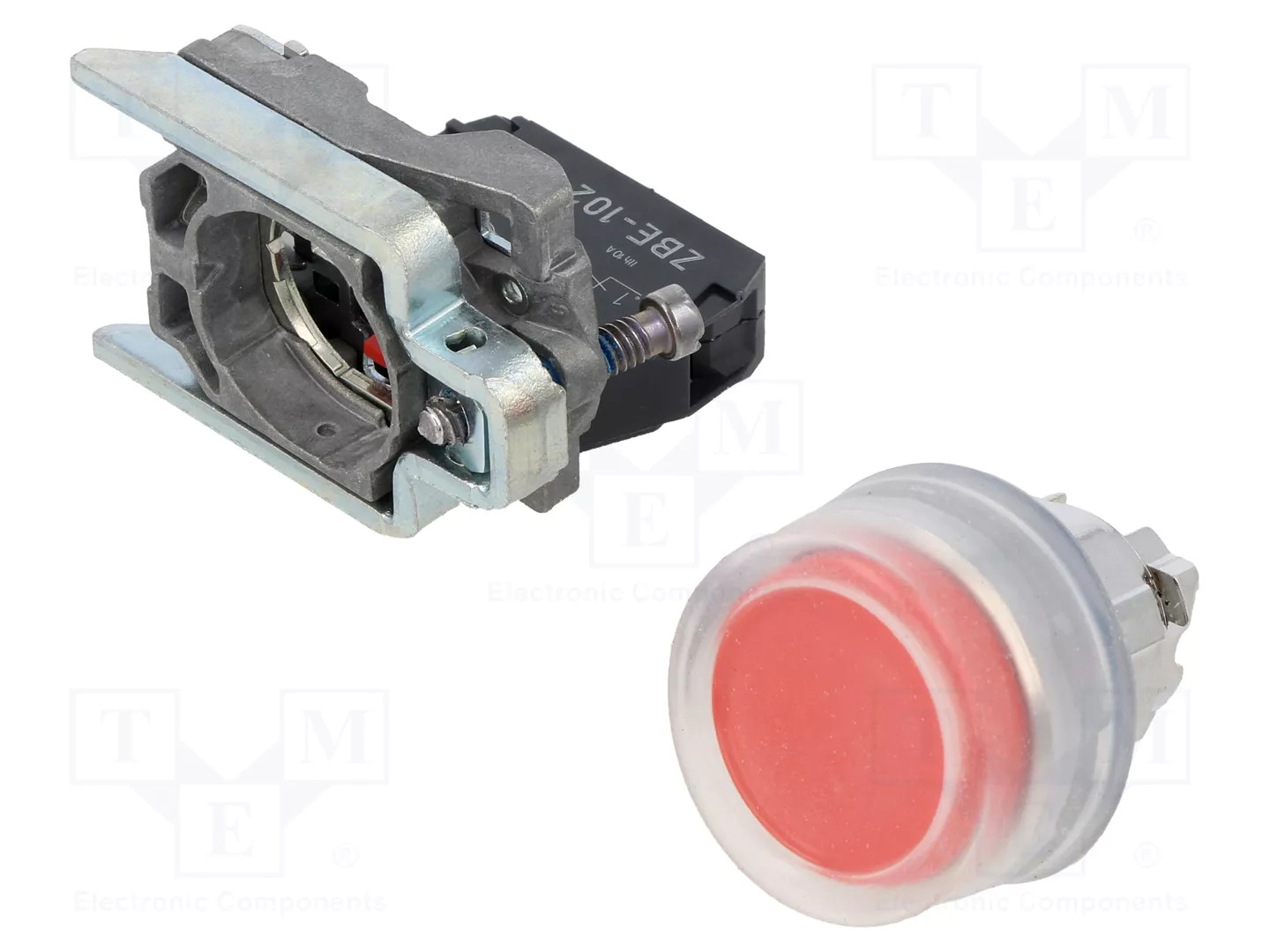 Bouton de commande 22mm rouge avec Harmony XB4 XB4BP42 - Image 3