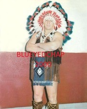 CHIEF JAY STRONGBOW WRESTLER 8 X 10 WRESTLING PHOTO WWWF