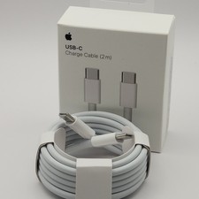 New: Apple USB-C Charging Cable, 2M, White MLL82ZM/A , Quality Guaranteed