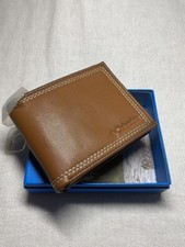 COLUMBIA MENS WALLET PASSCASE BROWN NIB
