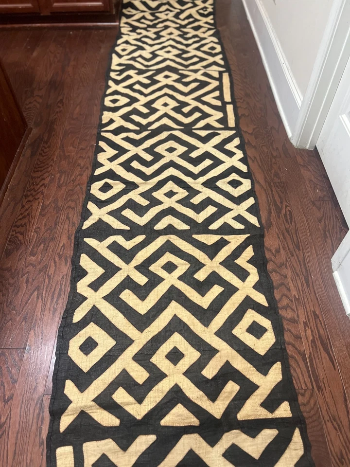 tela genuina de rafia africana (Congo) Cuba 11 pies, tejido natural hecho a mano Foto 3 de 4