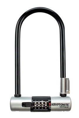 Kryptonite Kryptolok Combo Std U-Lock 102x229mm 12.7mm Black