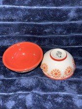  Pioneer Woman  Small Ceramic Dipping Bowls O...
