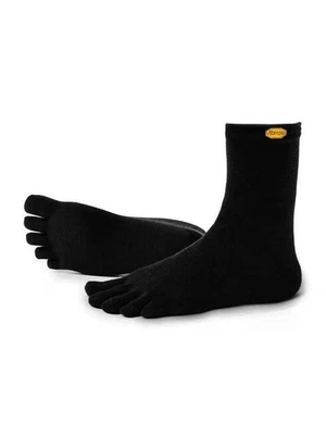 Vibram FiveFingers PERFORMANCE SOCKS Running Socken Schwarz Wool Unisex M 38-41