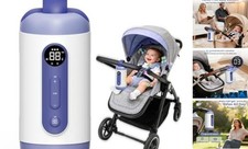 Rechargeable Hands-Free Baby Rocker  Sleep Soother   Deep Blue  White